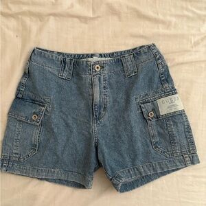GUESS Women's Vintage Blue Denim Shorts